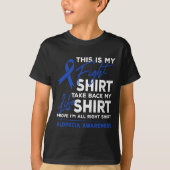 T-shirt C'Est Mon Combat Alopecia Sensibilisation A Ribbon (Devant)