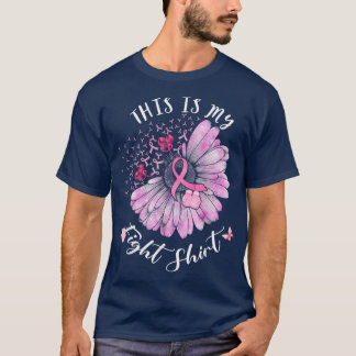 T-shirt C'Est Mon Combat Lutte Contre Le Cancer Du Sein Pi