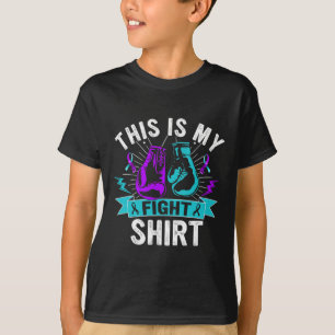 T-shirt C'Est Mon Combat Lutte Contre Le Suicide Fort