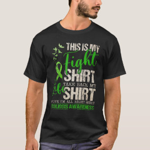 T-shirt C'Est Mon Combat Sensibilisation À La Scoliose Gue