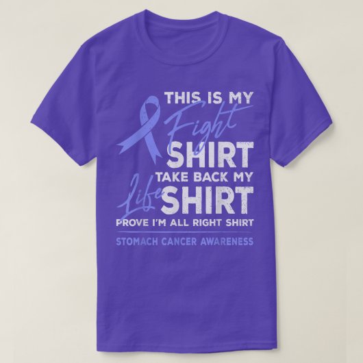 T-shirt C'Est Mon Combattre Stomac Cancer Sensibilisation  (Design devant)