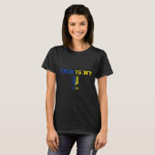 T-shirt C'est mon costume  (Devant entier)