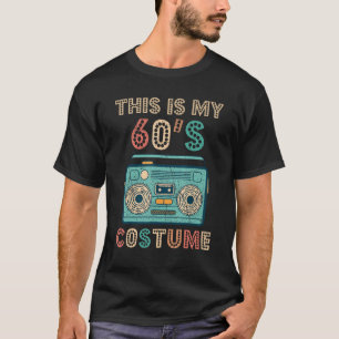 T-shirt C'Est Mon Costume 60s Cassette de fête 60s Retro V
