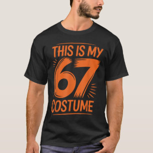 T-shirt C'est mon costume 67 mème Six Sept Garçons Enfants
