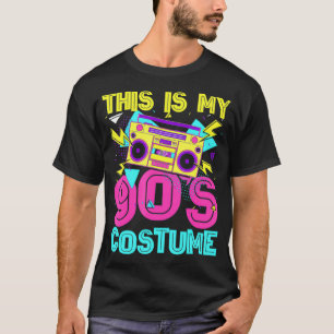 T-shirt C'Est Mon Costume 90s Retro 90s Music Theme Party