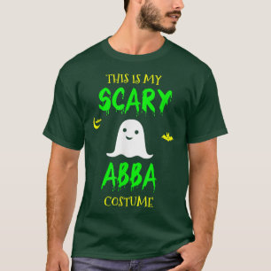 T-shirt C'Est Mon Costume D'Abba Effrayant Halloween Lazy 