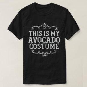 T-shirt C'est mon costume d'Avocado drôle Lazy Halloween