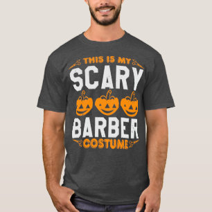 T-shirt C'est mon costume de barbier effrayant