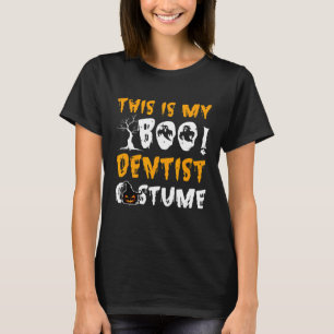 T-shirt C'est mon costume de dentiste Boo fantôme Hallowee