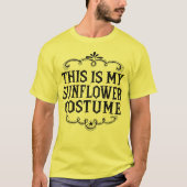 T-shirt C'Est Mon Costume De Fleur De Soleil Drôle Hallowe (Devant)