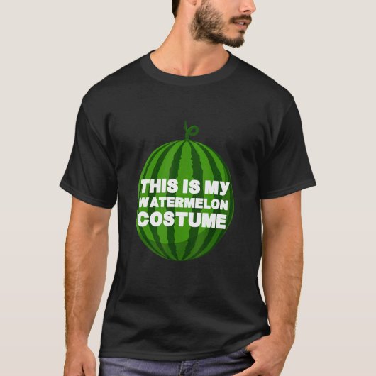 T-shirt C'Est Mon Costume De Pastèque Fruits D'Été Mignons (Devant)