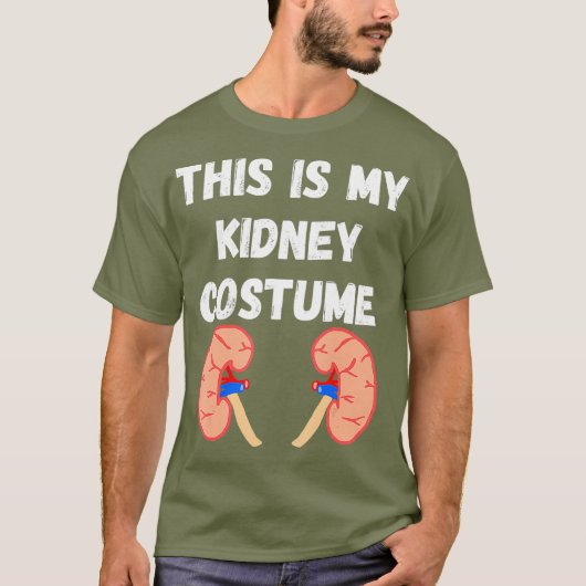 T-shirt C'Est Mon Costume De Rein Maladie Patients Infirmi (Devant)
