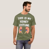 T-shirt C'Est Mon Costume De Rein Maladie Patients Infirmi (Devant entier)