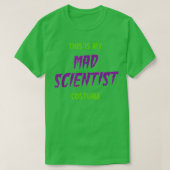 T-shirt C'est mon costume de savant fou effrayant hallowee (Design devant)