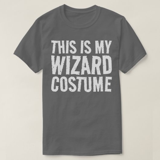 T-shirt C'est mon costume de sorcier (Design devant)