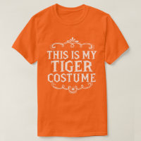 C'est mon costume de tigre drôle et paresseux pour