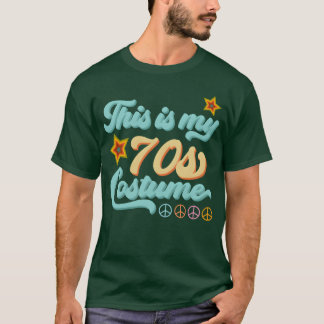 T-shirt C'est mon costume des années 70 drôle de chemise d