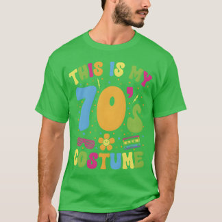T-shirt C'est mon costume des années 70 Rétro Cadeau de fê