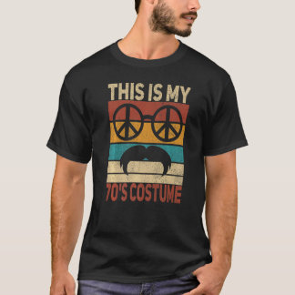 T-shirt C'est mon costume des années 70 tenue vintage pour
