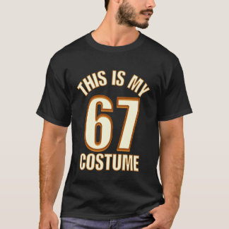 T-shirt C'est mon costume d'Halloween 67 paresseux Brainro
