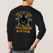 T-shirt C'est mon costume d'Halloween à manches longues (Dos)