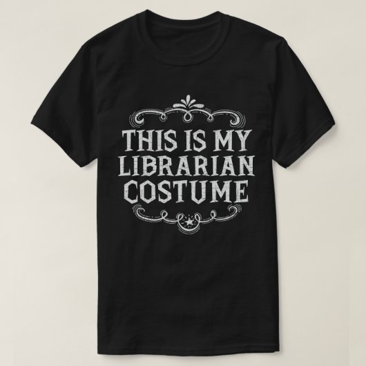 T-shirt C'Est Mon Costume D'Halloween Drôle De Bibliothéca (Design devant)