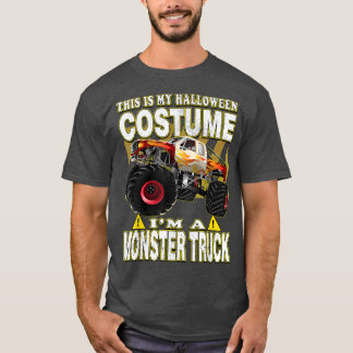 T-shirt C'est mon costume d'Halloween Je suis un camion mo