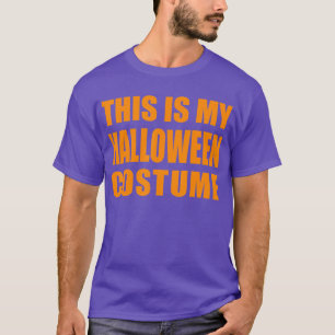 T-shirt C'est mon costume d'Halloween pour enfants Hommes