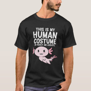 T-shirt C'est Mon Costume D'humain Je Suis Vraiment Un Axo