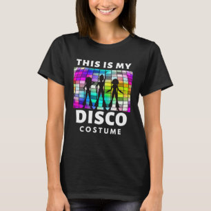 T-shirt C'Est Mon Costume Disco les années 70 80s Fête Vin