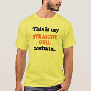 T-shirt C'est mon costume droit de fille