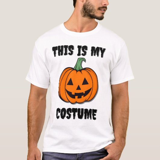 T-shirt C'est mon costume Drôle Halloween (Devant)