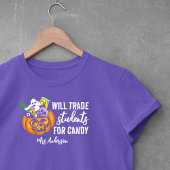 T-shirt C'est mon costume enseignant effrayant Personnalis