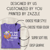 T-shirt C'est mon costume enseignant effrayant Personnalis