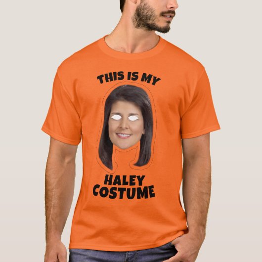 T-shirt C'est mon costume Haley (Devant)