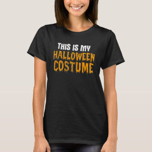 T-shirt C'Est Mon Costume Halloween Hommes Femmes Garçons
