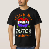 T-shirt C'Est Mon Costume Hollandais Halloween (Devant)