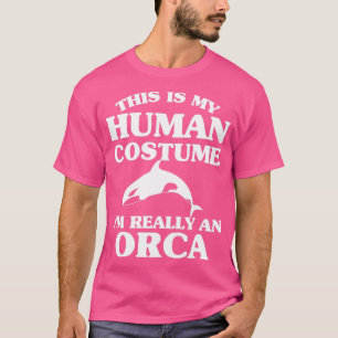 T-shirt C'Est Mon Costume Humain Ix27M Vraiment Un Baleine