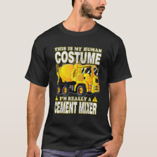 T-shirt C'est mon costume humain Je suis vraiment un mélan