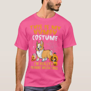 T-shirt C'Est Mon Costume Humain Je Suis Vraiment Un Pembr