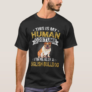 T-shirt C'est mon costume humain Je suis vraiment un taure