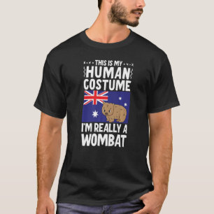 T-shirt C'est mon costume humain Je suis vraiment un Womba
