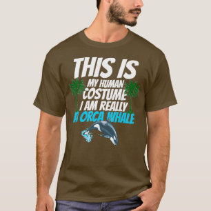 T-shirt C'est mon costume humain je suis vraiment une bale
