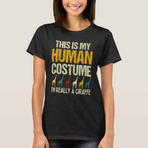 T-shirt C'est mon costume humain Je suis vraiment une gira
