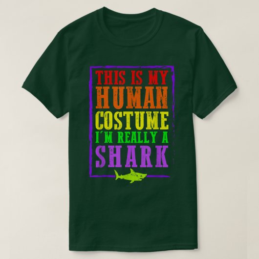 T-shirt C'est mon costume humain Je suis vraiment une hiro (Design devant)