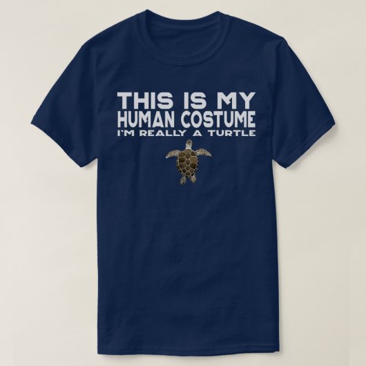 T-shirt C'Est Mon Costume Humain Je Suis Vraiment Une Tort (Design devant)