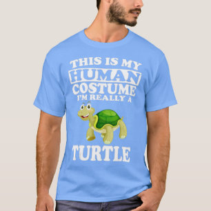 T-shirt C'est mon costume humain Je suis vraiment une tort