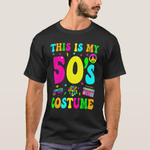 T-shirt C'est mon costume les années 50 50's Party 1950 Ha