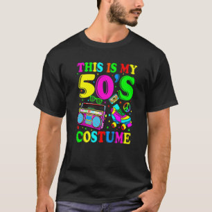 T-shirt C'est mon costume les années 50 50's Party 1950 Ha