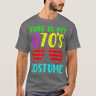T-shirt C'est mon costume les années 70 drôle Halloween 70